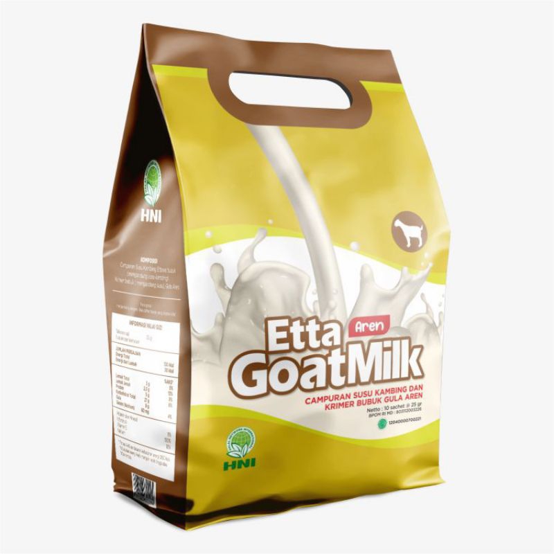 

SUSU KAMBING ETTA GOAT MILK GULA AREN, COCOK ANAK-ANAK DAN BAIK JUGA UNTUK YG SEDANG DIET