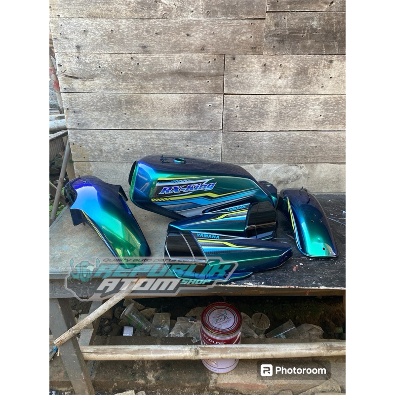 Body Set Yamaha RX King Custom Bunglon Sprite Tangki Set Yamaha RX king Bunglon