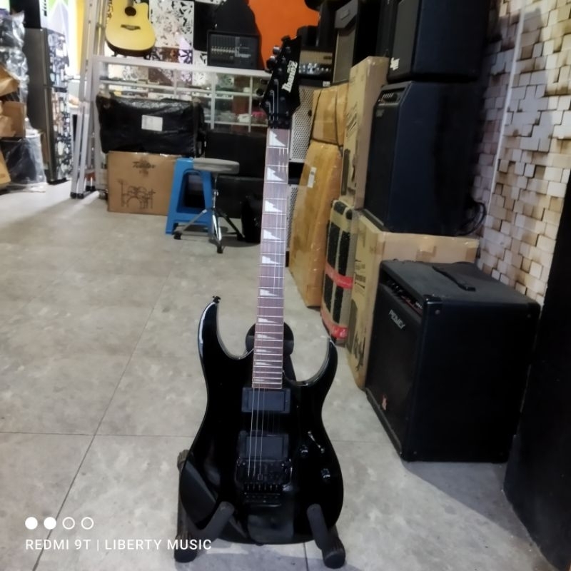 Gitar Ibanez GRG220DEX-BKN Original Bekas Mulus