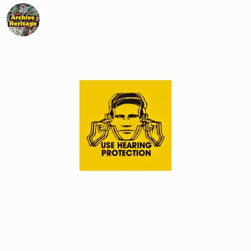 

sticker Use Hearing Protection Factory Records graphics logo stiker