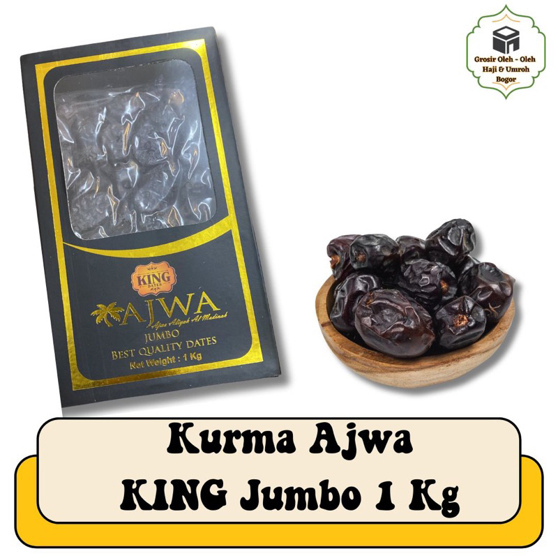 

KURMA AJWA JUMBO KING KEMASAN 1 KG | AJWA MADINAH | SUNNAH NABI | AJWA AALIYAH