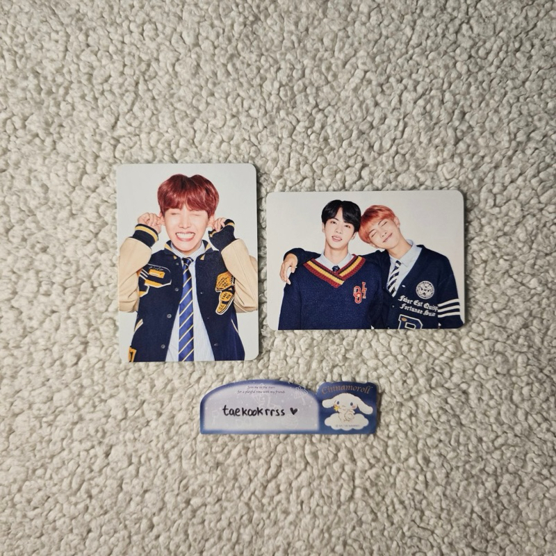 BTS Japan Happy Ever After Official Fanmeeting Vol.4 Jhope RM Jin Mini Photocard (BTS HEA JP MPC) (B