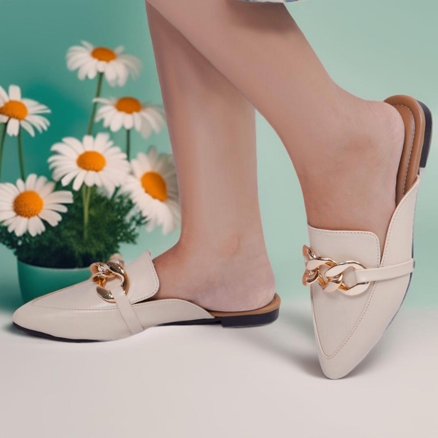 Sepatu Sandal Wanita Flat shoes Sol Karet Pijakan Empuk