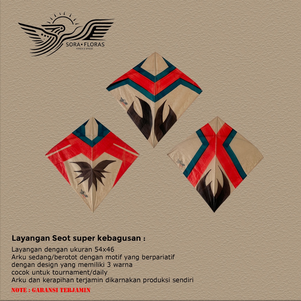 Layangan seot super kebagusan uk.54/46