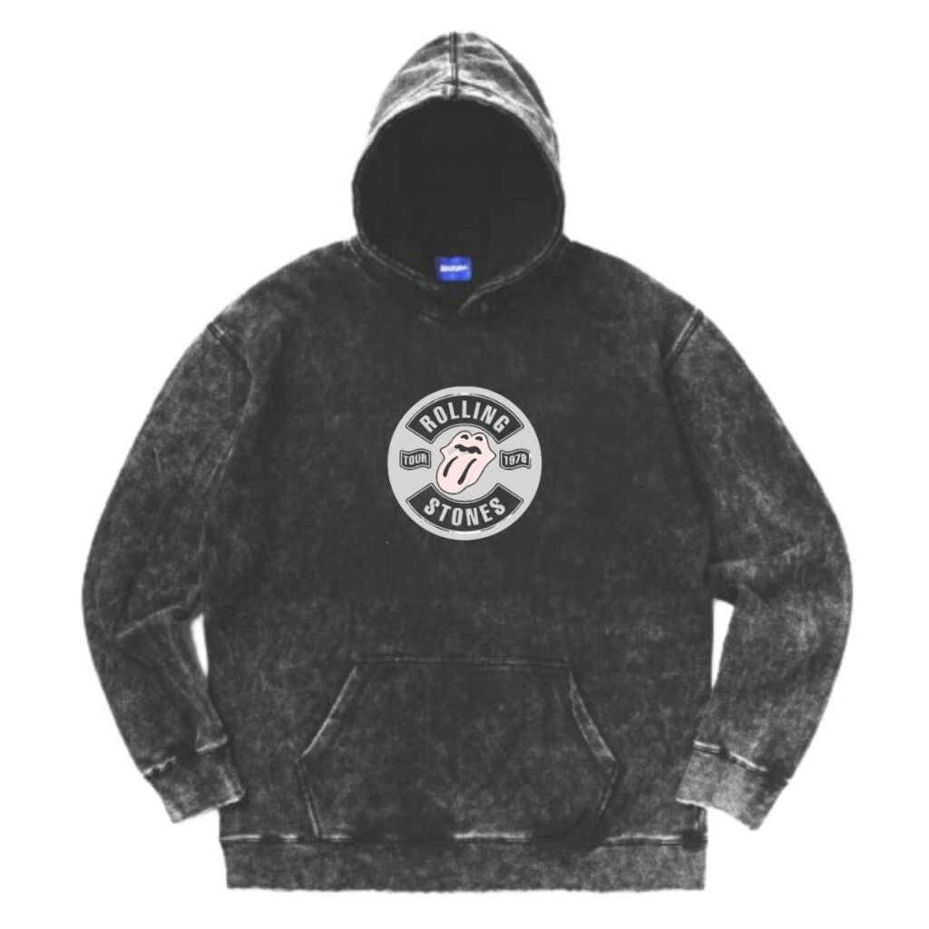 7 : 7 Pashion Sale - Sweater Hoodie Washed Unisex | Jumper Oblong Washing Rolling Stones M.L.XL.XXL 