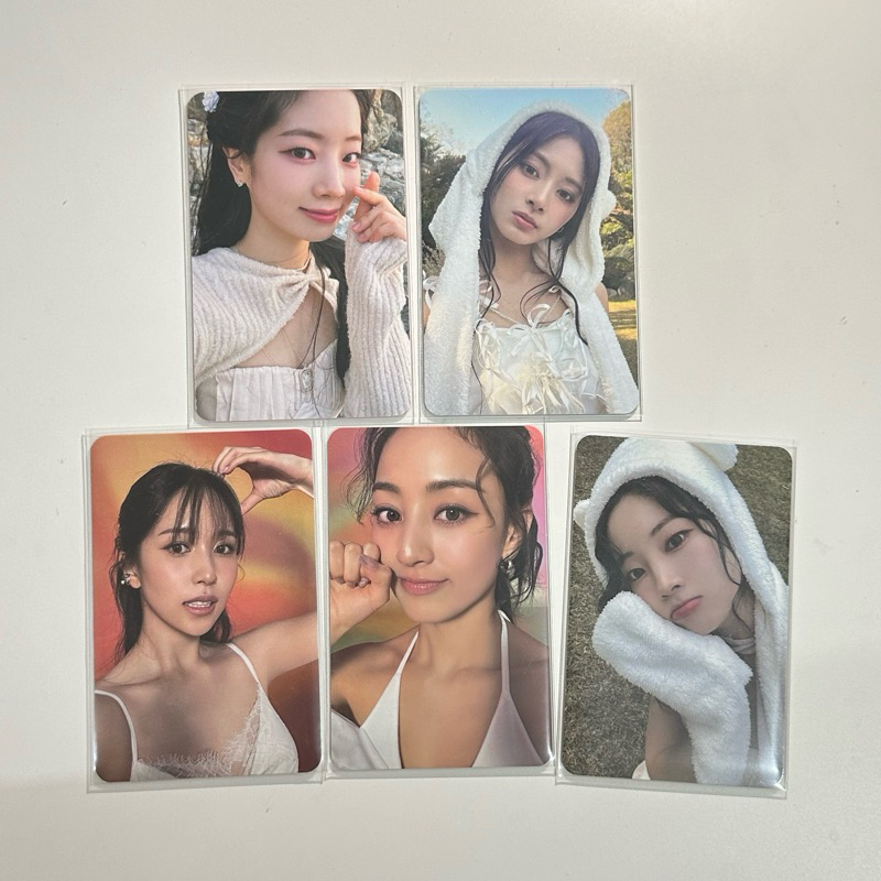 [TOLONG PILIH JNE] twice with you album photocard pc mina jihyo dahyun tzuyu bunny