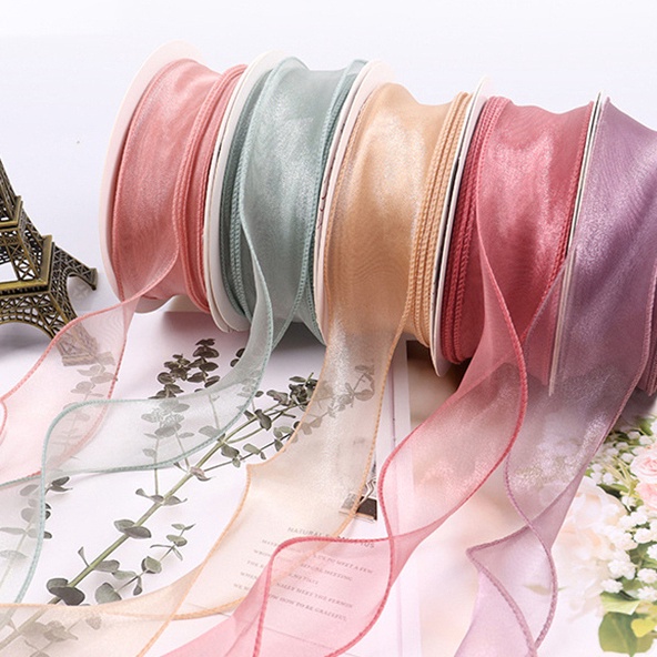 

Promo 1 GLG 1 YARD Pita Fishtail Ribbon 4 cm Organza Gelombang Premium Pita Buket Hampers Kado