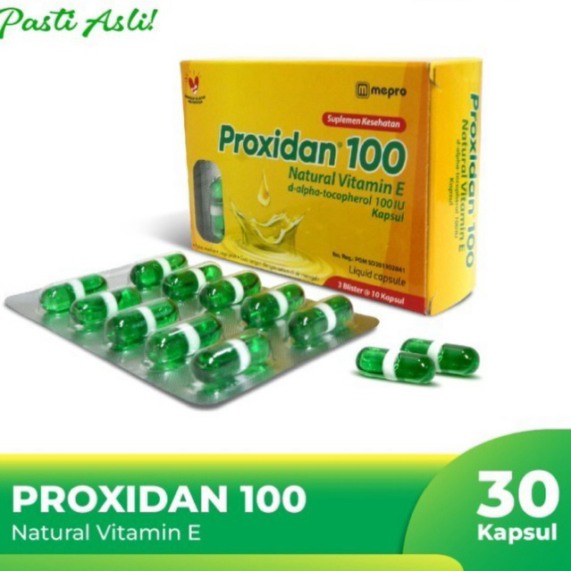 PROXIDAN 100 IU - Vitamin E untuk kulit dan kesuburan