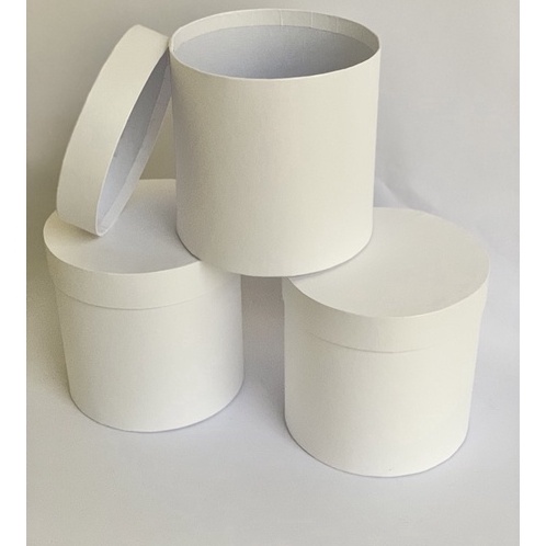 

HJ6 Bloom Box Bulat Bunga Gift Box Round Box Tempat Kado Hampers Florist D15 T15