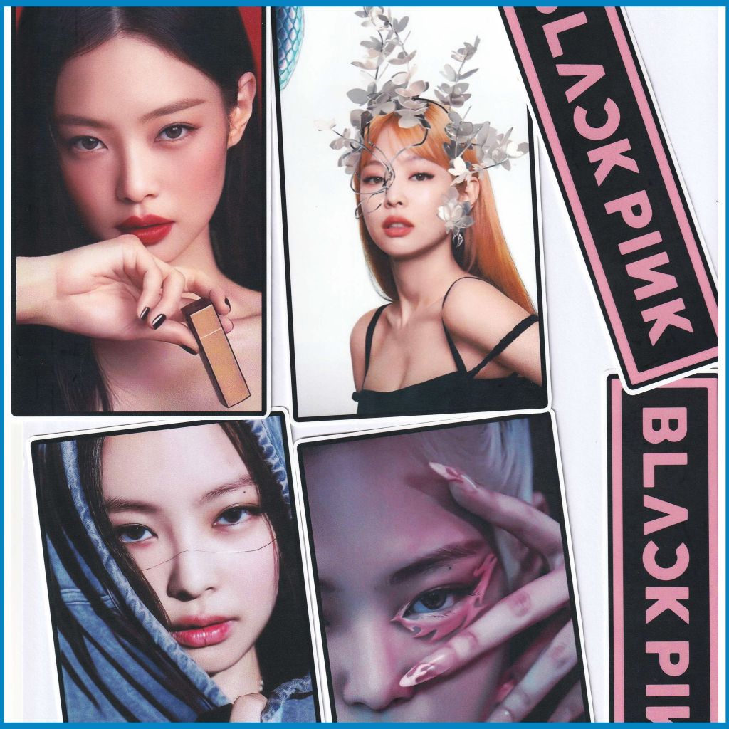 

6 PCS STICKER JENNIE, ROSE, LISA, JISOO BLACKPINK - STIKER LAPTOP, AKSESORIS HP, HELM, TUMBLER, STIKER KPOP