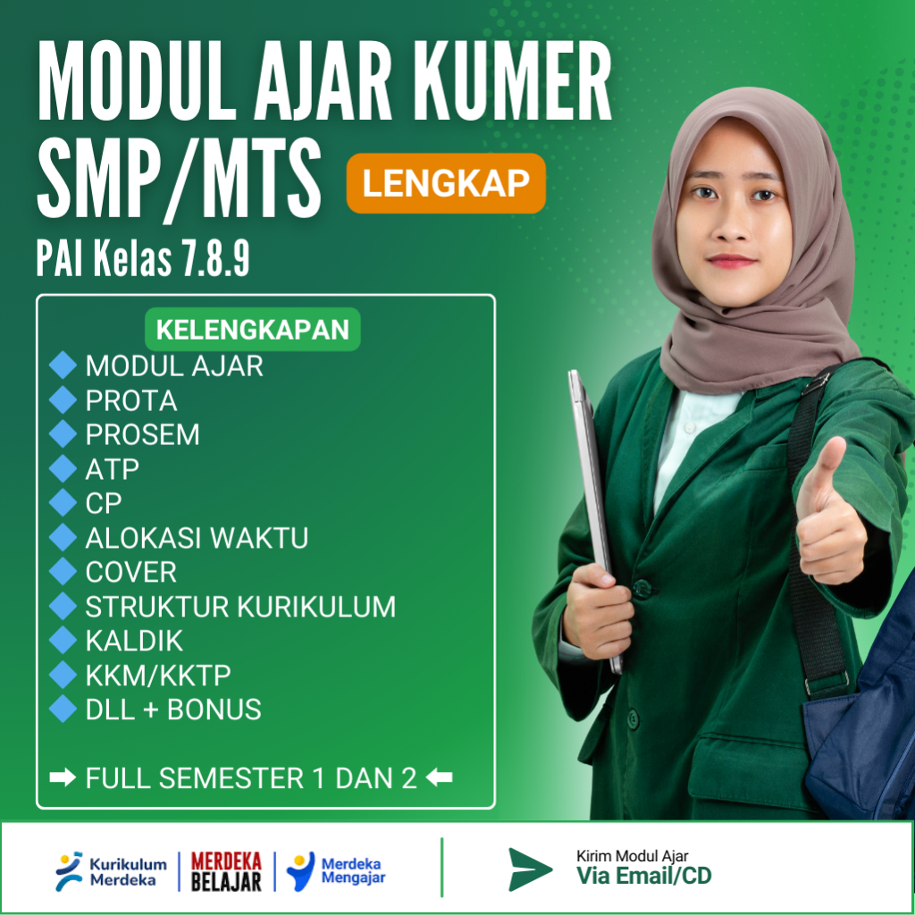 

Modul Ajar PAI Kelas 7.8.9 Kurikulum Merdeka