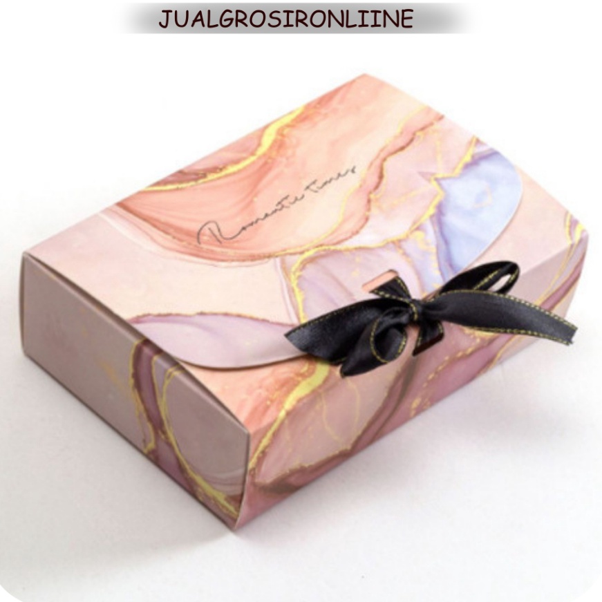 

KP8 Box Dus Premium Marble Marmer Pita Aurora Gift Box Kotak Kado Lucu