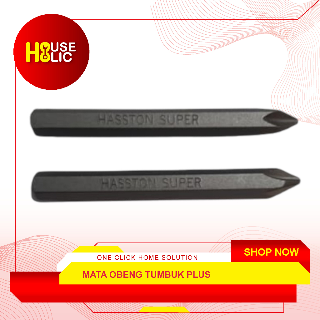 HASSTON Mata Obeng Tumbuk Ketok Kunci Buka Baut Sekrup Skrup 2431-802