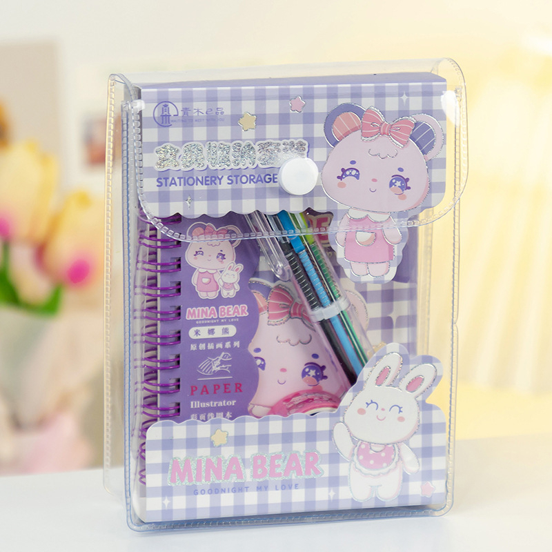 

Buku Binder Note Book + Sticker Stiker 2 D Lucu W-56