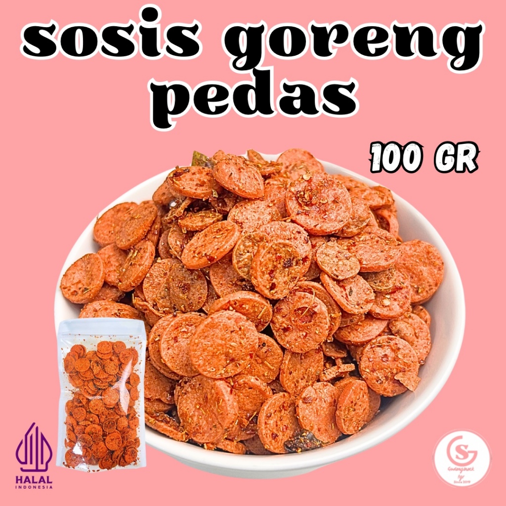 

Sosis Goreng Pedas 100GR Pedas Gurih