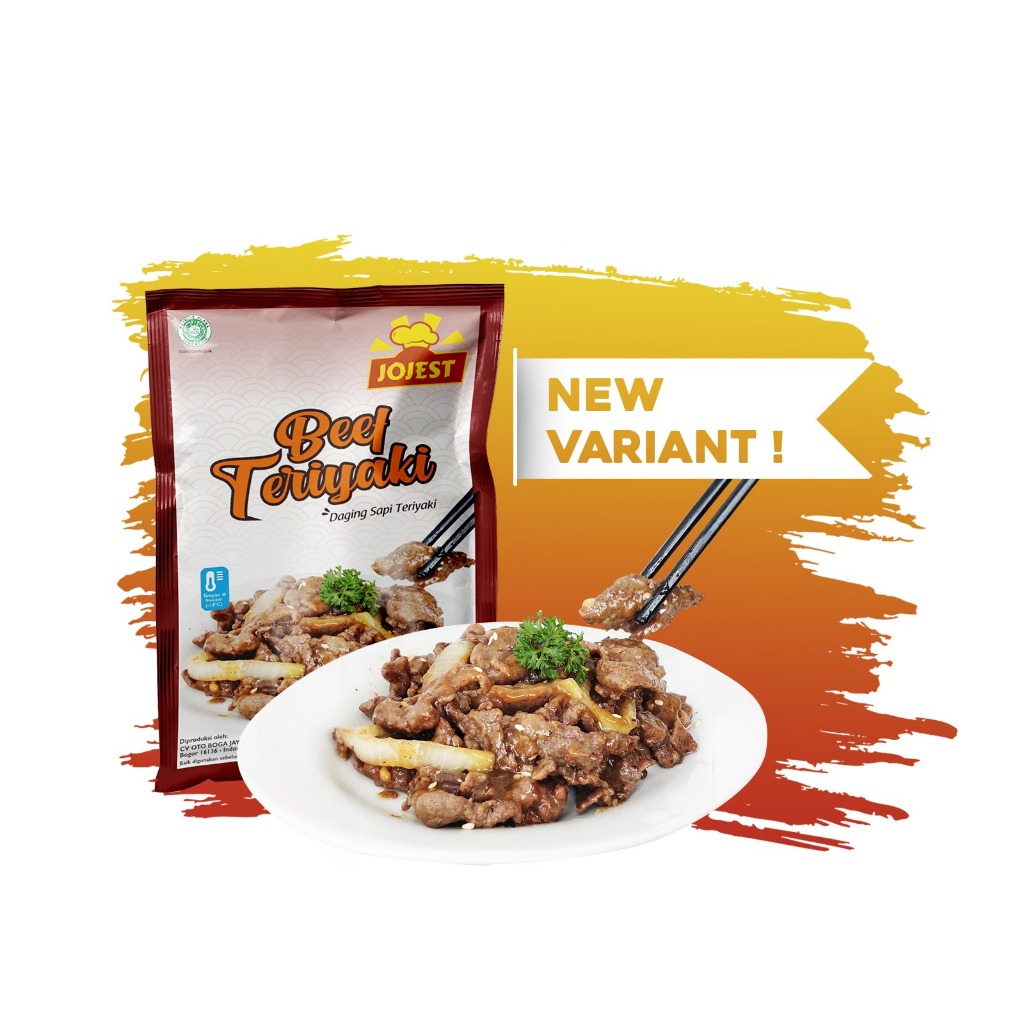 

JOJEST BEEF TERIYAKI 350 GR (Beef Teriyaki 200 gr + sauce 150 gr)