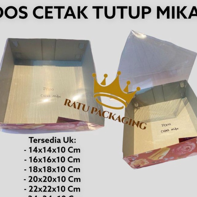 

Price 1PCS RATU Dos DUPLEX CETAK TUTUP MIKA Tinggi 1CM Box Dus Kardus Hampers