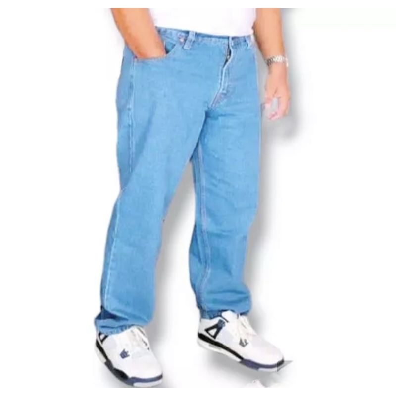 Celana jeans panjang baggy/celana baggy jeans pria/celana jeans jumbo pria