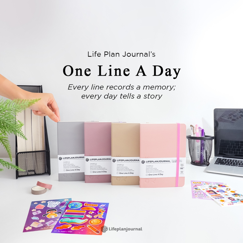 

Life Plan Journal - One Line A Day Journal - One Year Journal