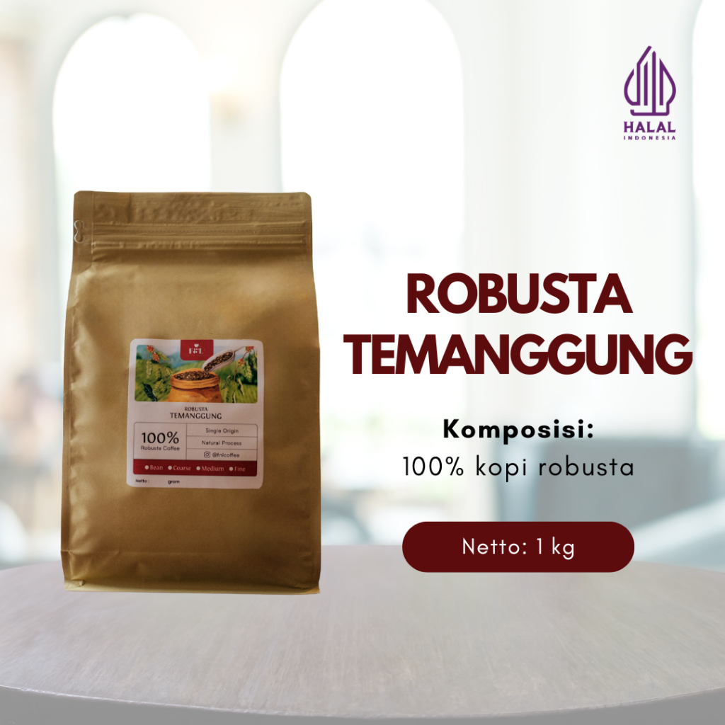 

Kopi Robusta Temanggung Premium 1 kg