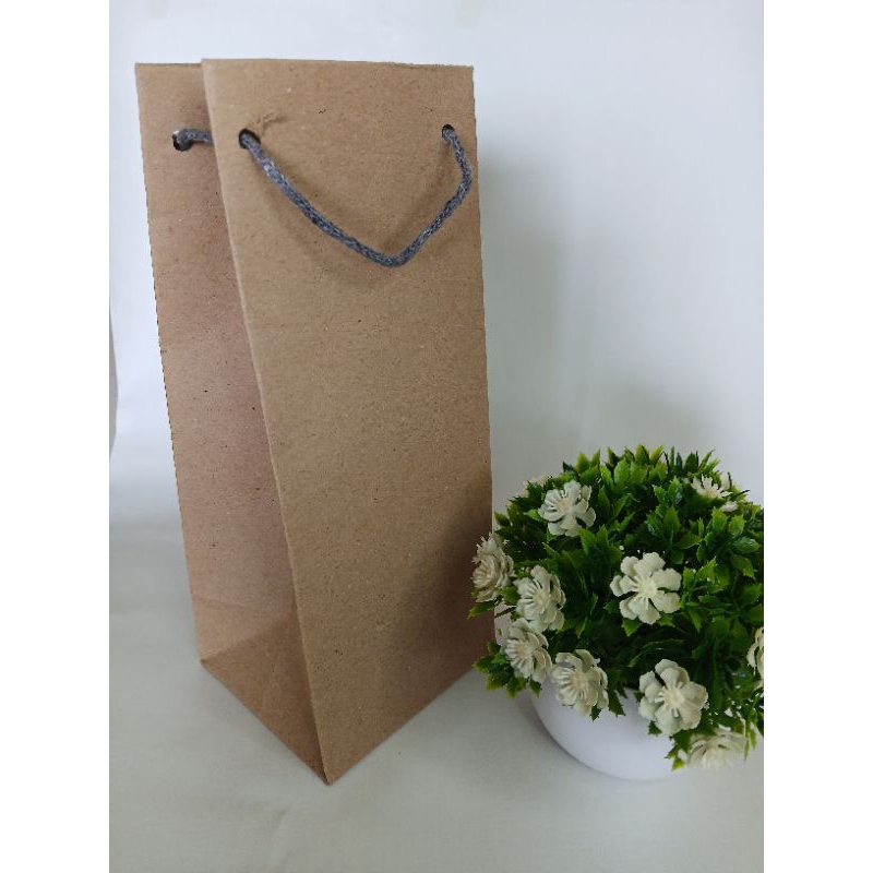 Paper bag botol minum 10x10x25cm paper bag sovenir/paper bag tumbler/paper bag wafer