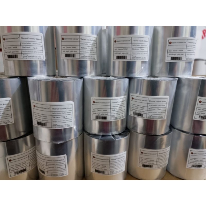 

ribbon stiker barcode uk 70×300m