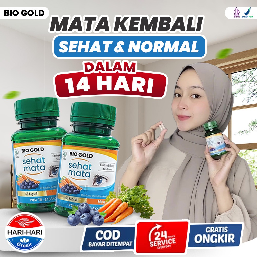 VITAMIN KESEHATAN MATA ANAK MINUS PLUS SILINDER BIOGOLD SEHAT MATA KAPSUL Katarak Buram