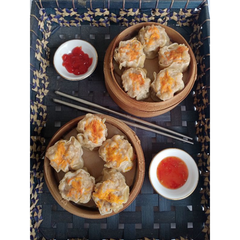 

SIOMAY AYAM DIMSUM PREMIUM isi 12pcs ll daging ayam > 90% ll Lezat I HALAL