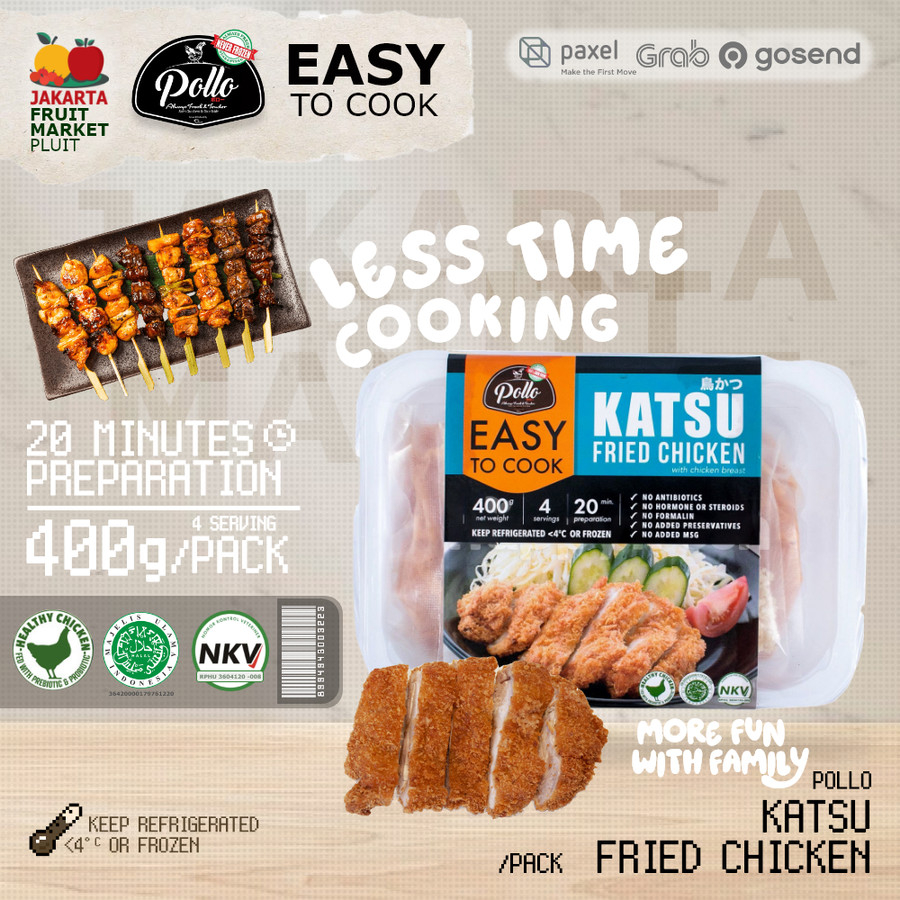 

POLLO ETC KATSU FRIED CHICKEN ayam goreng tepung jepang