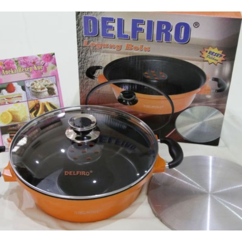 Baking pan delfiro teflon anti lengket.