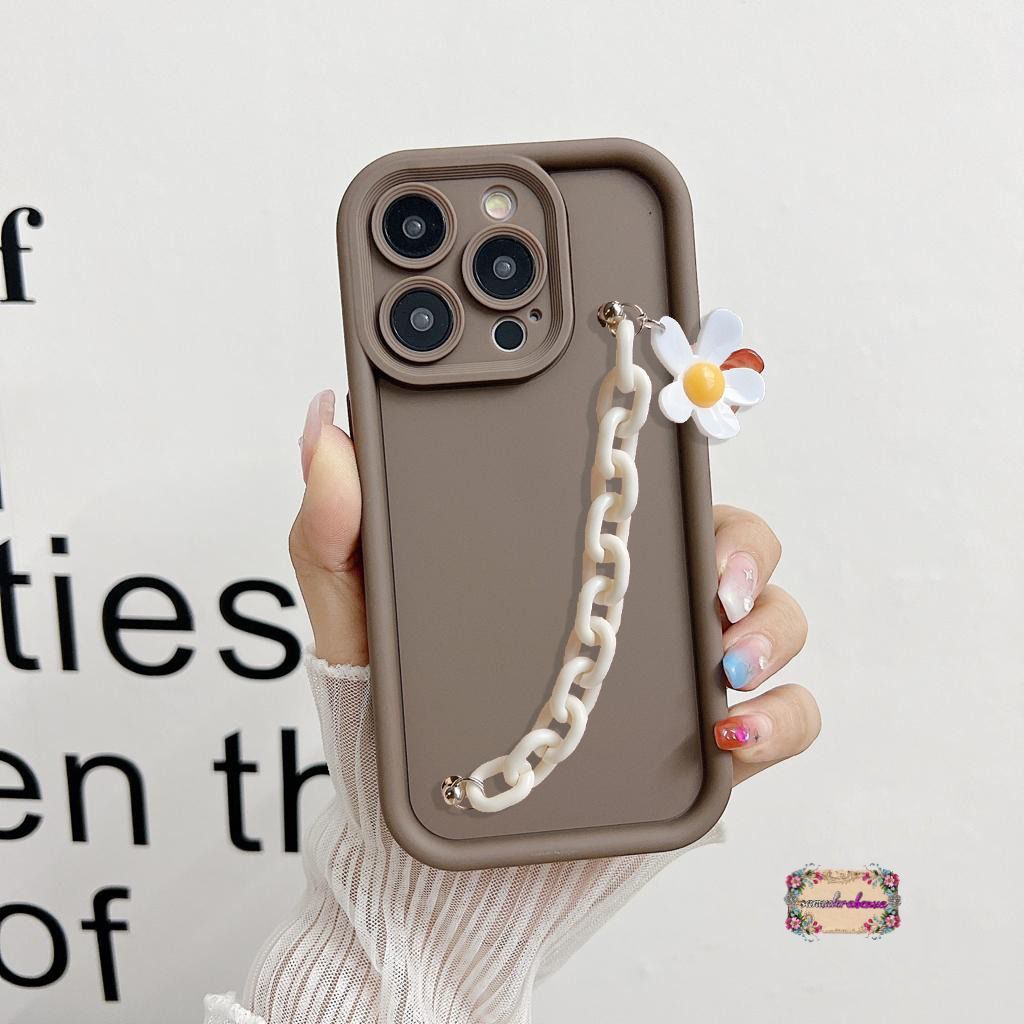 GC94 Case Casing Silikon Matte Rose Daisy Chain Grip - Casing Hp Compatible For XIAOMI REDMI 8 8A PR