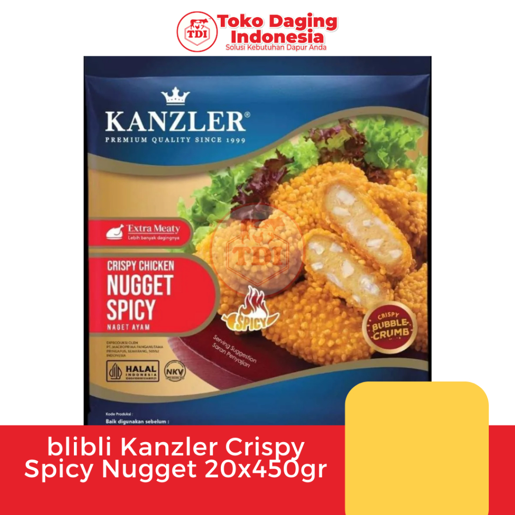 

Kanzler Crispy Spicy Nugget 20x450gr