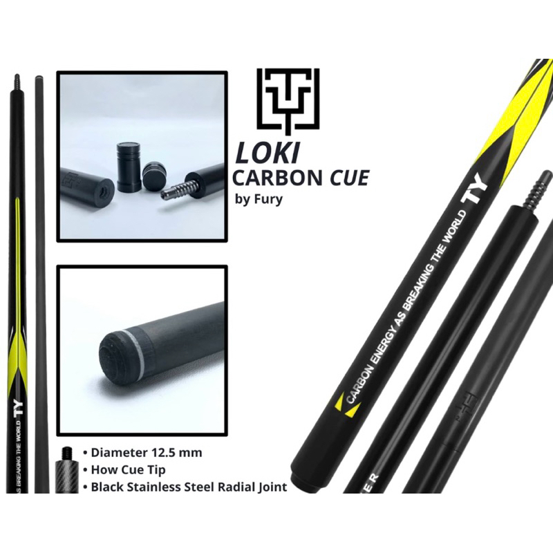 Fury Loki Carbon Cue Billiard