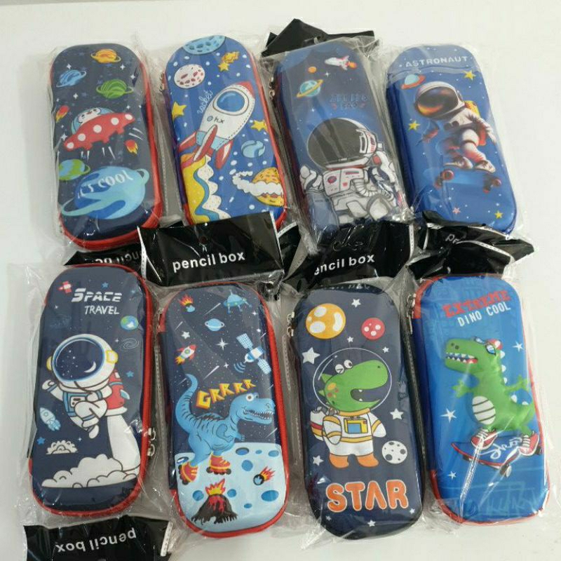 

Tempat Pensil Anak Cowok 3 dimensi (timbul) avenger astronot dinosaurus mobil ironman spiderman