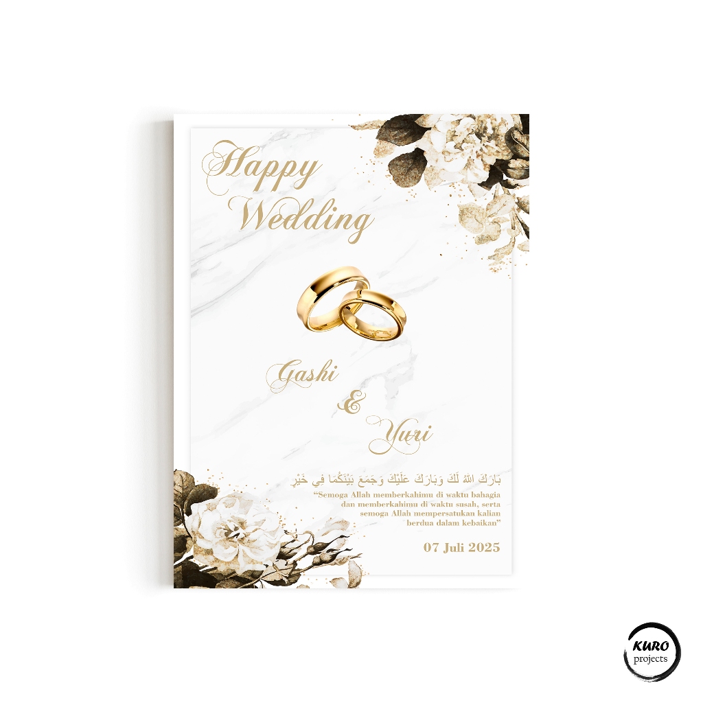 Kuro Projects - Kado Hadiah Pernikahan Hampers Wedding Gift Sahabat Couple Unik Murah Kekinian Custo