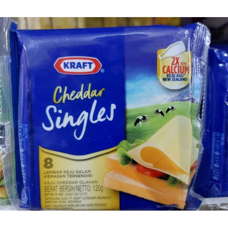 

KZ - kraft singles 10 lembar keju berat 150g