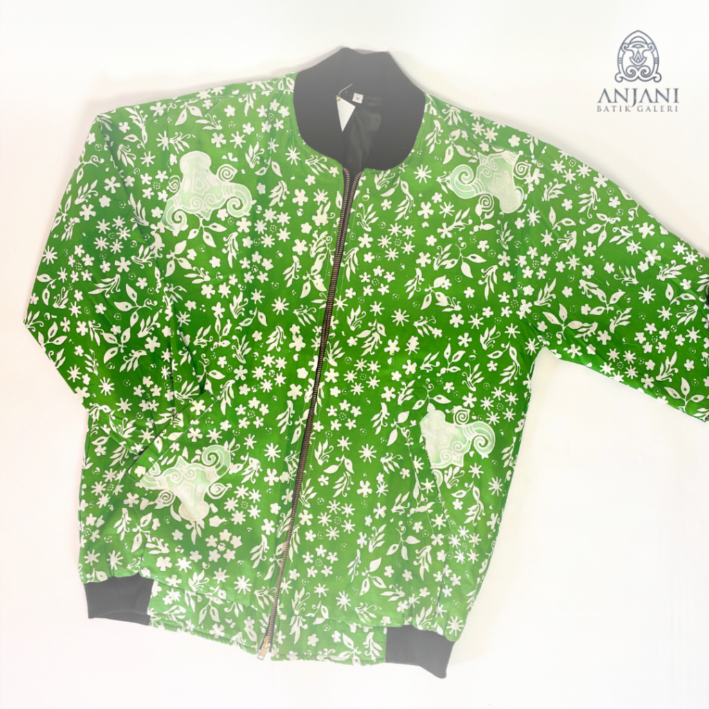 Jaket Bomber Batik Banteng Agung - Anjani Batik Galeri