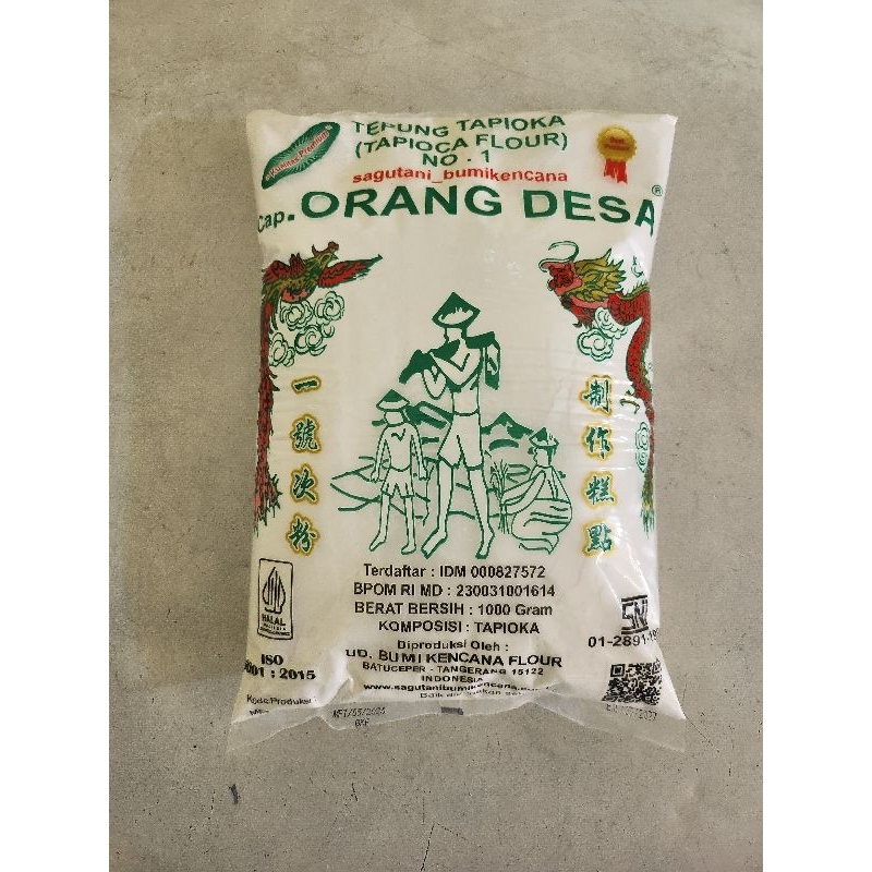 

Tepung Tapioka Cap Orang Desa 1 Kg