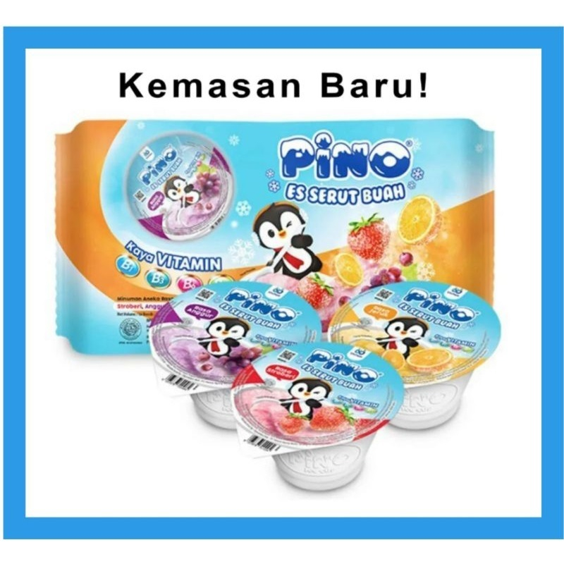 

Pino Es Serut Buah 300 ml isi 6 Cup @ 50 ml