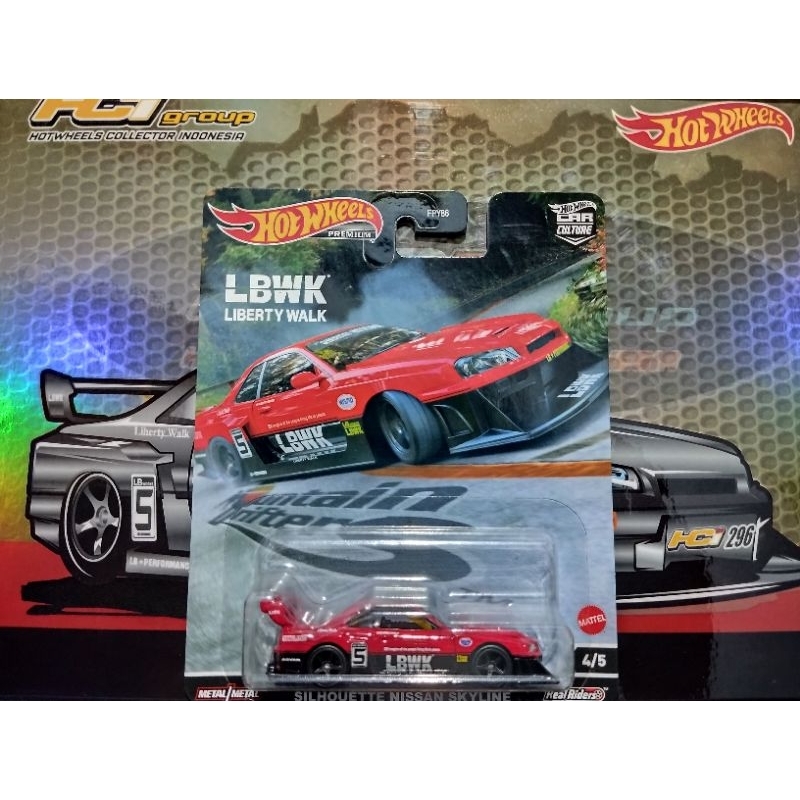 Hotwheels Nissan ER34 LBWK Mountain Drifters