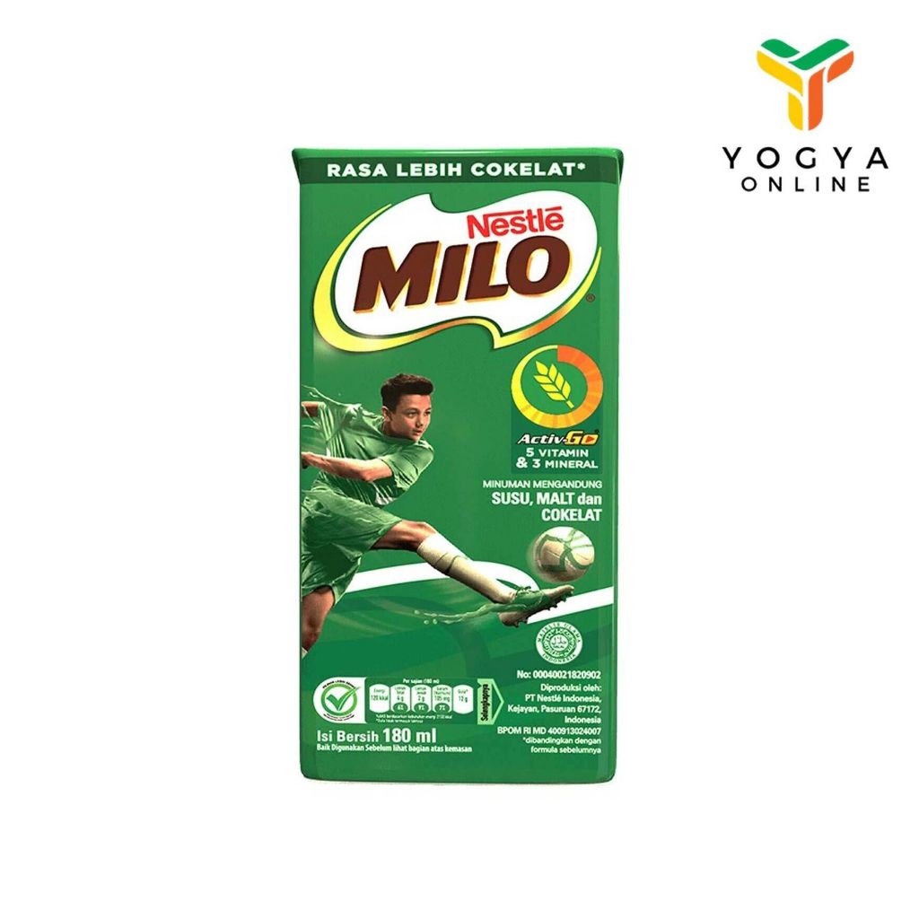 

Milo Ready To Drink Uht 180 Ml