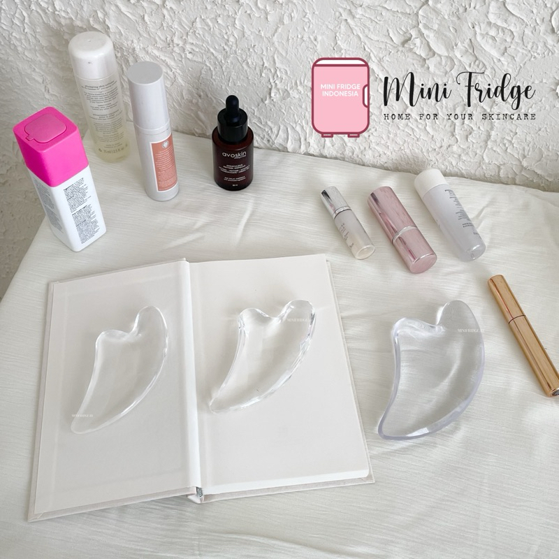 [MINIFRIDGE] Facial Roller & Guasha RESIN Jumbo Alat Pijat Wajah Gua sha Facial Face Massager