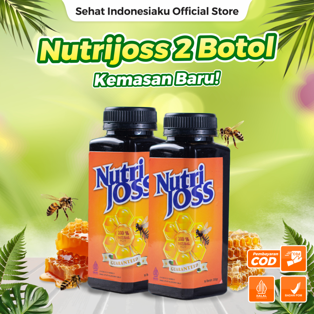 

Nutrijoss Paket 2 Botol Lebih Hemat Madu Hitam Pahit Murni