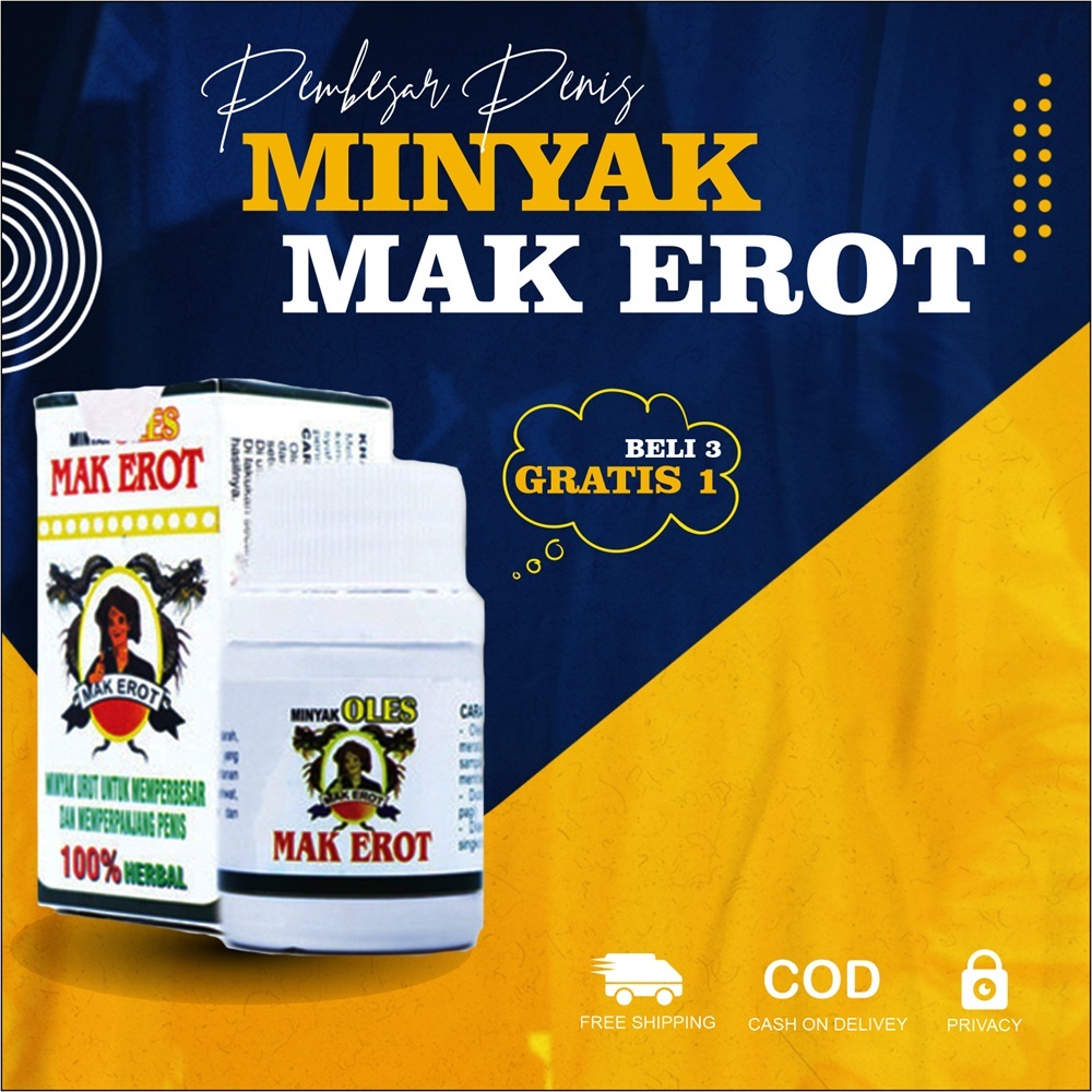 Minyak oles mak erot pembesar & pemanjang alat vital dijamin manjur