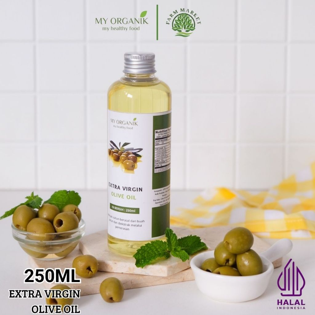 

My Organik Extra Virgin Olive Oil Minyak Zaitun Extra Virgin 250ml MINYAK ZAITUN UNTUK DIMINUM