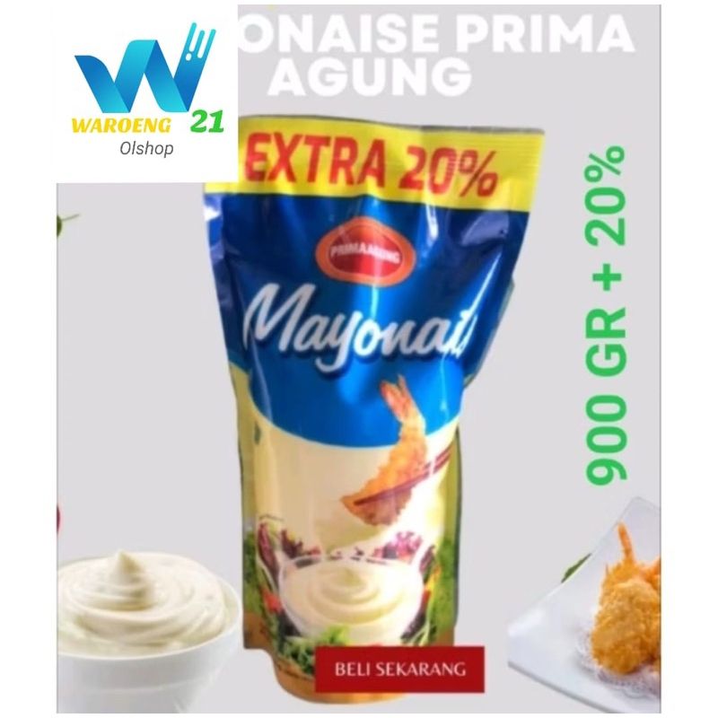 

MAYONAISE PRIMA AGUNG 900 gr EXTRA 20 %
