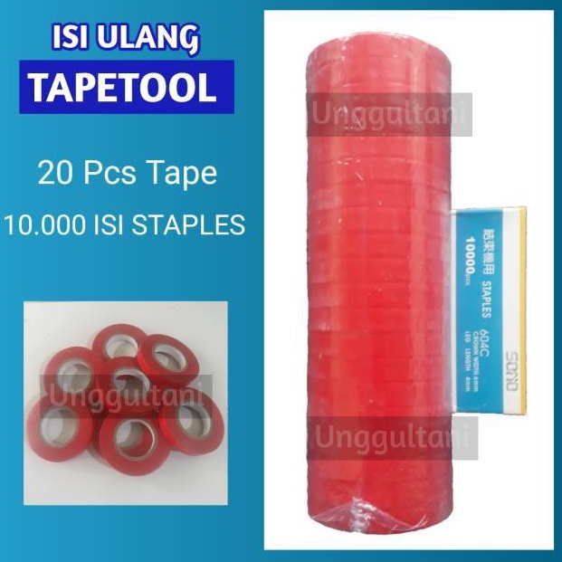 

KODE L8D9 2 rol pita Tapetool dan 1 isi Staples 1 pcs