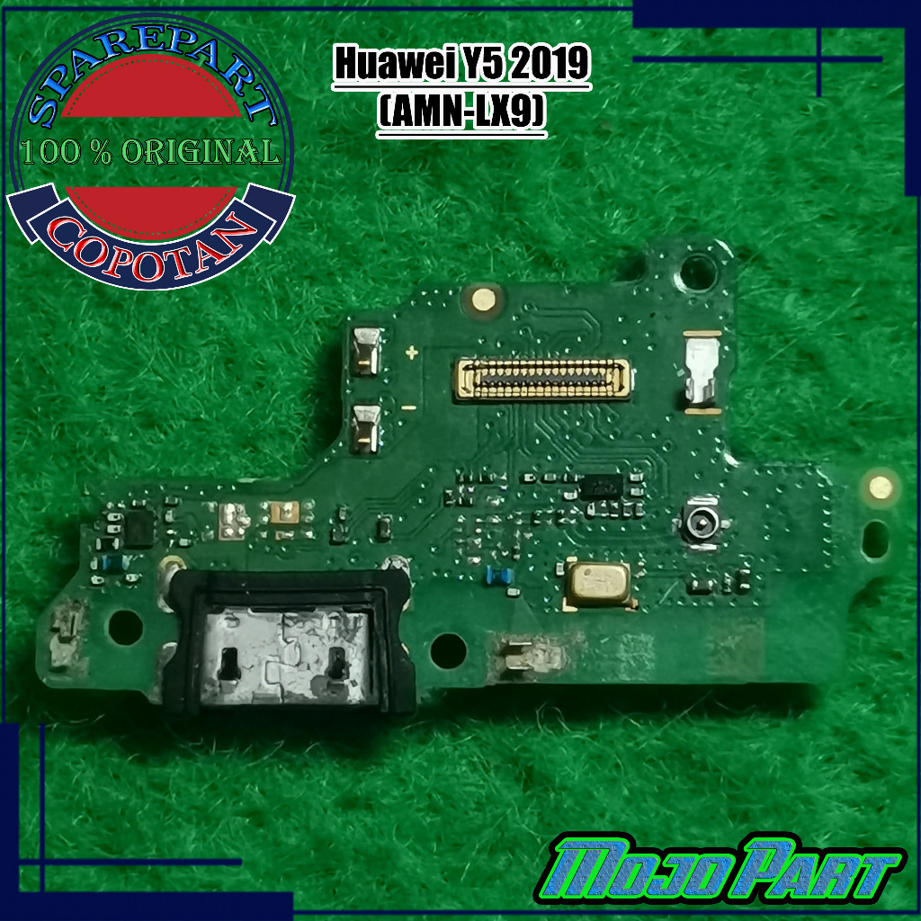 Huawei Y5 2019 - AMN-LX2 Papan konektro cas pcb ui board charger mesin bawah copotan