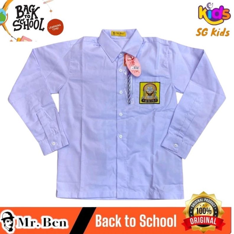 

KODE E3X9 MRBEN Kemeja SMP Putih Lengan Panjang Baju Sekolah SERAGAM SEKOLAH