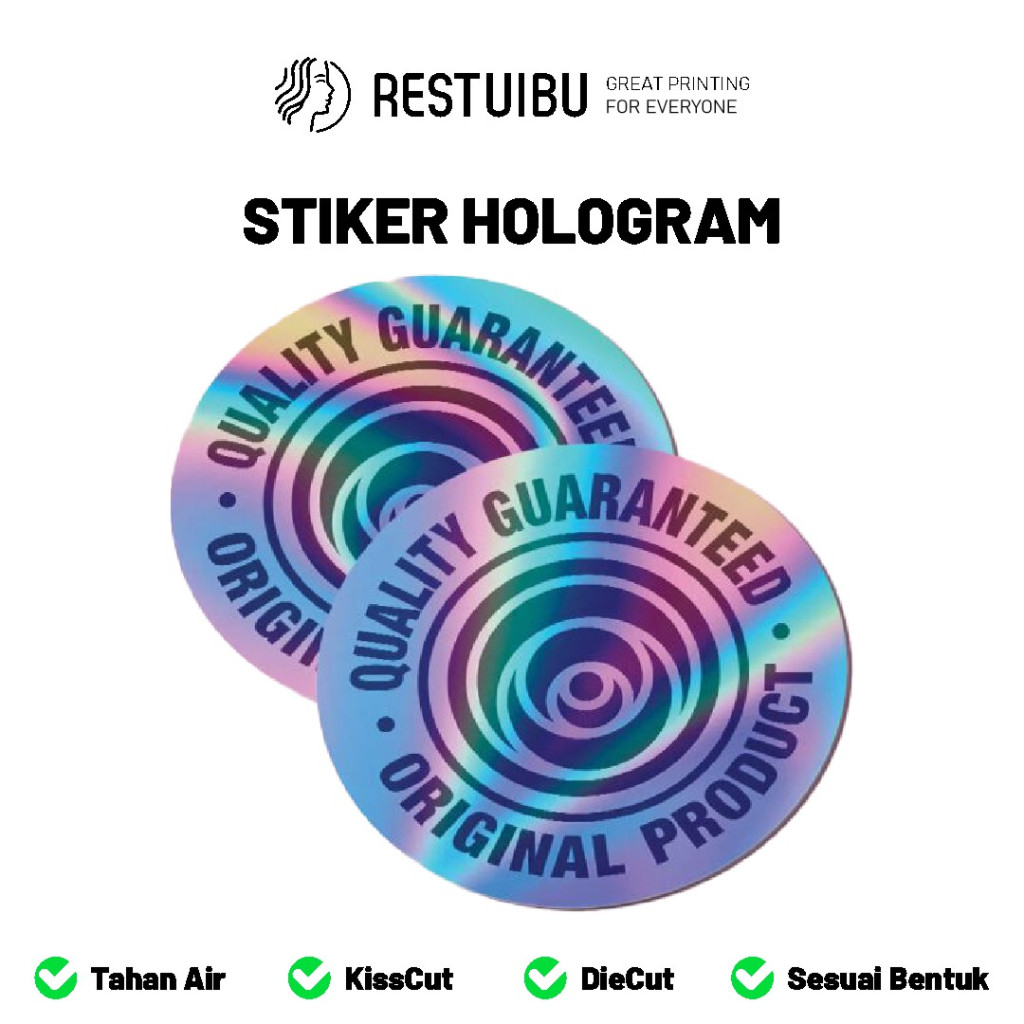 

STIKER HOLOGRAM UK.A3+